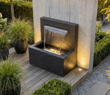 Gartenbrunnen Wasserfall